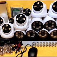 پک کامل دوربین مداربسته 16 تایی 5 مگاپیکسل با دید در شب رنگی